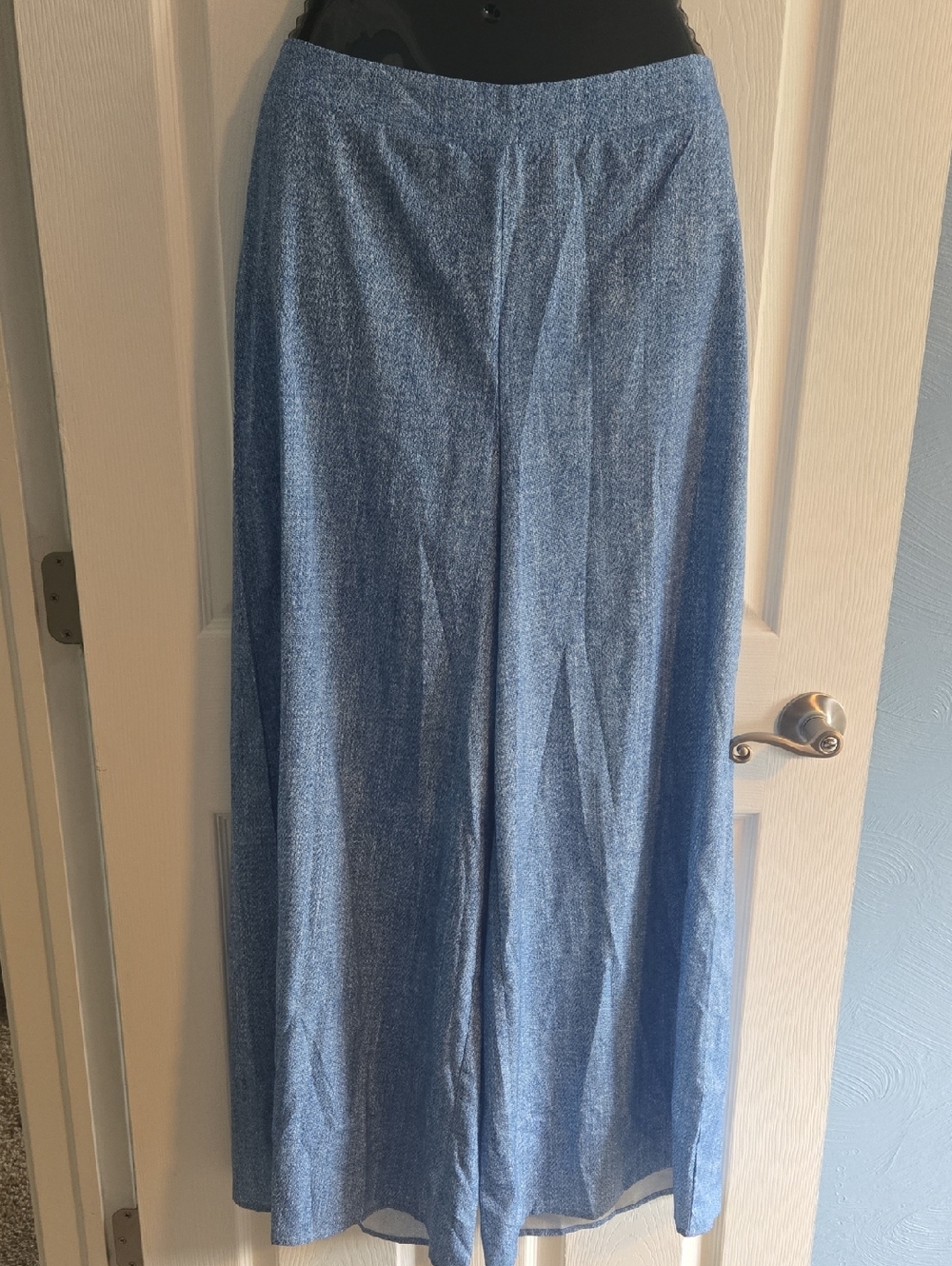 SHEIN Light Blue Wide Leg Pants